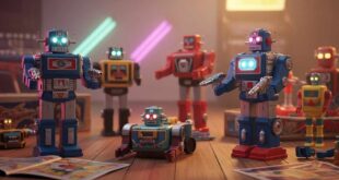 Retro-Futurism in Robot Toy Design 80s Vibes Rebooted