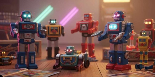 Retro-Futurism in Robot Toy Design 80s Vibes Rebooted